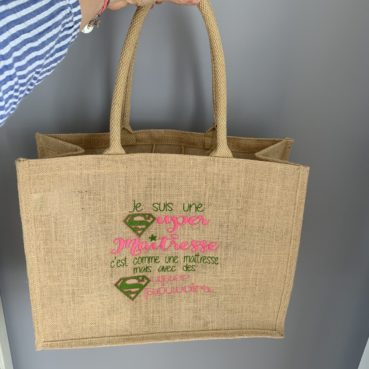 Le grand sac en jute message